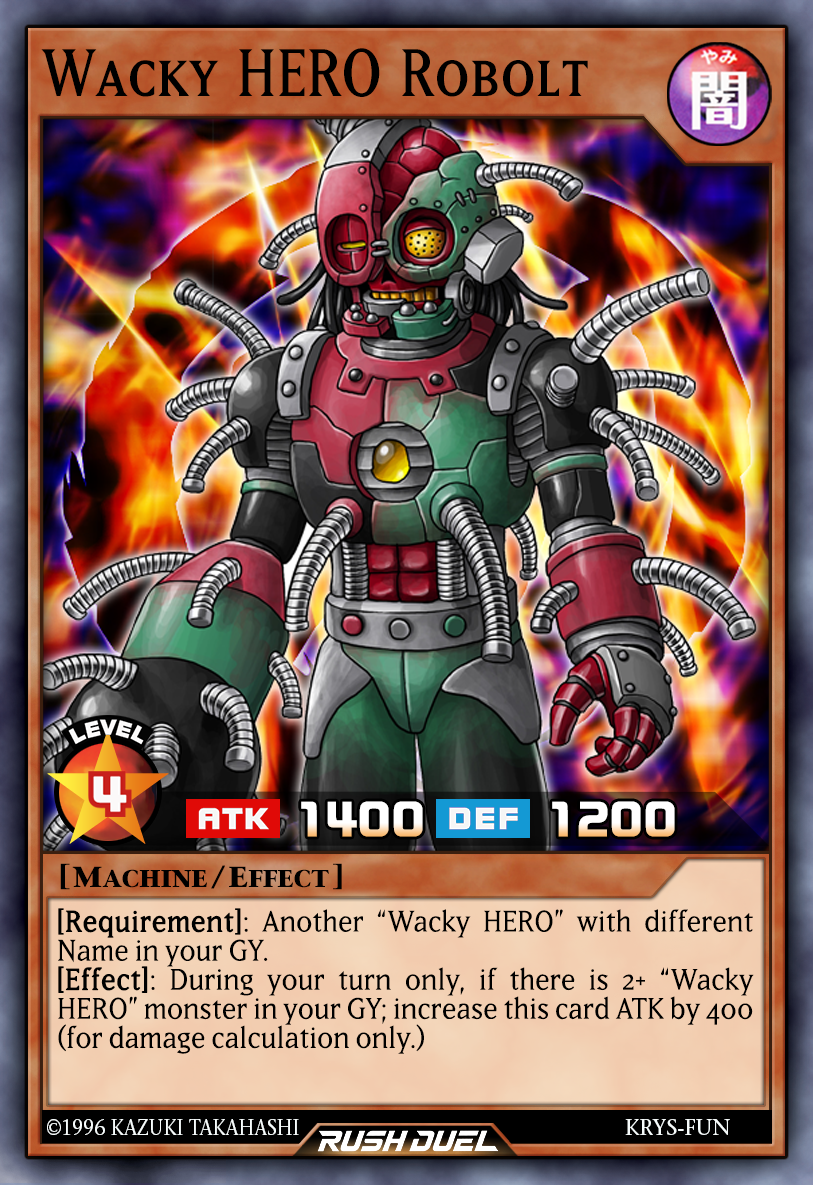 wacky yugioh cards Uncovering Yu-Gi-Oh's Weirdest #2 New fun archetype Wacky HERO