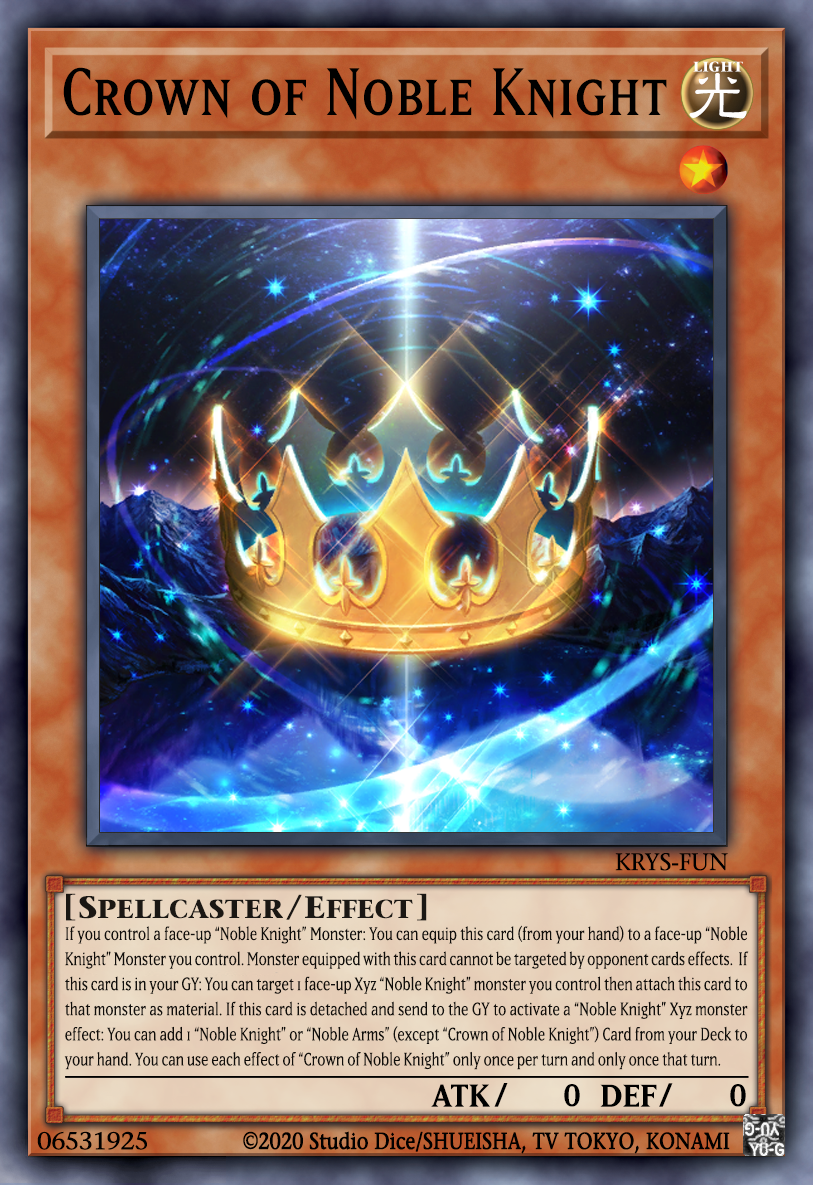 Crown of Noble Knight (funcard) by KrysFun on DeviantArt Crown of Noble Knight (funcard) by KrysFun on DeviantArt