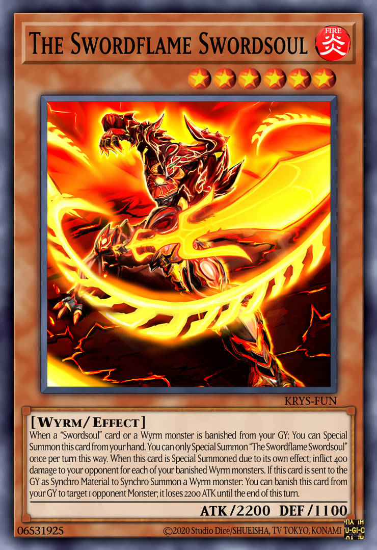 yugioh swordsoul cards LIMITED: Token up (except during the Damage Step) yugioh swordsoul tenyi deck Yu-Gi-Oh!:
