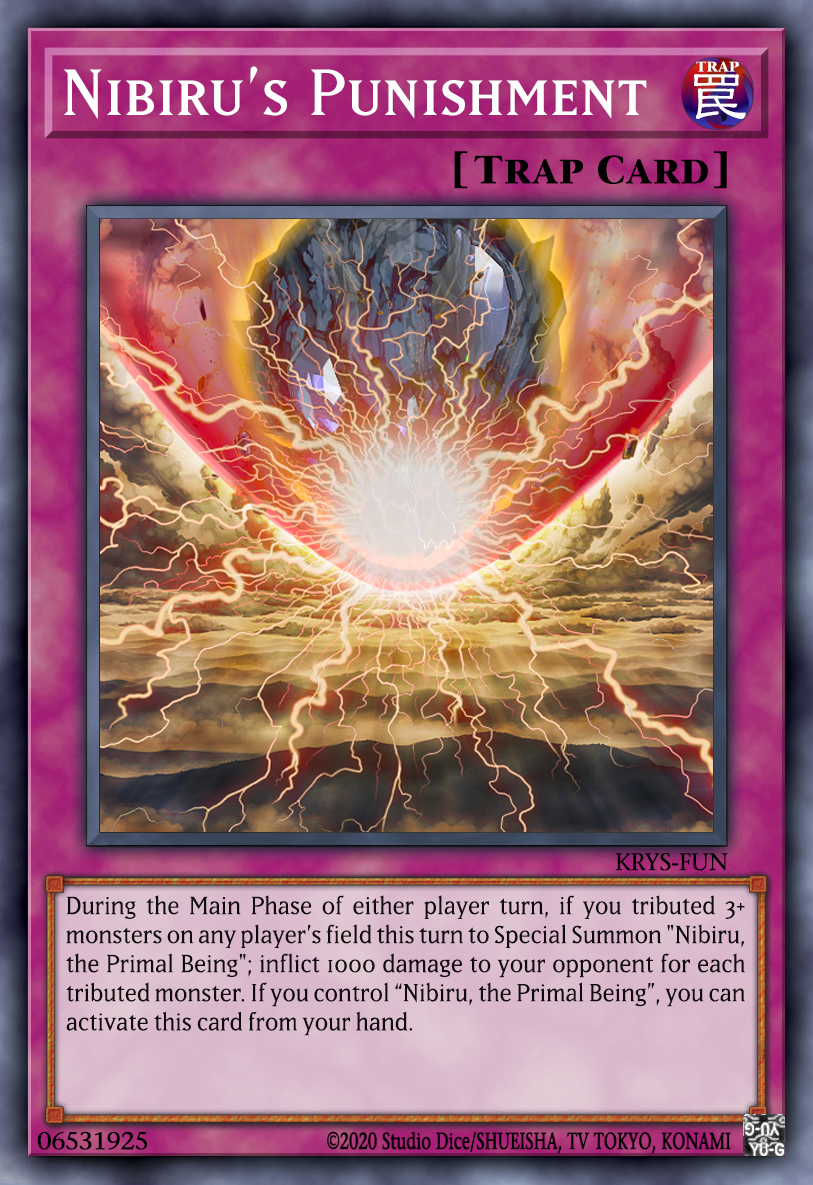 Nibiru's Punishment (funcard) by KrysFun on DeviantArt Nibiru's Punishment (funcard) by KrysFun on DeviantArt