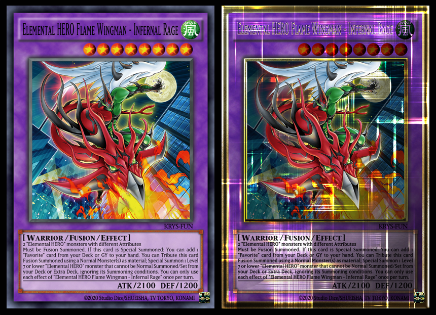 Elemental HERO Flame Wingman - Infernal Rage by KrysFun on DeviantArt