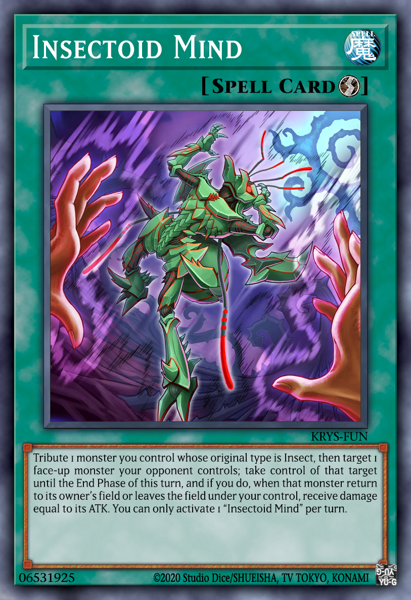 Insectoid Card Insectoid Mind (funcard) by KrysFun on DeviantArt
