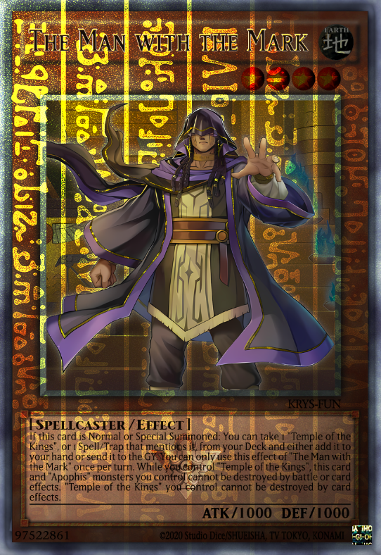 the man with the mark yugioh card MZTM-EN001 The Man with the Mark Secret Rare Yu-Gi-Oh Card 1st Edition New