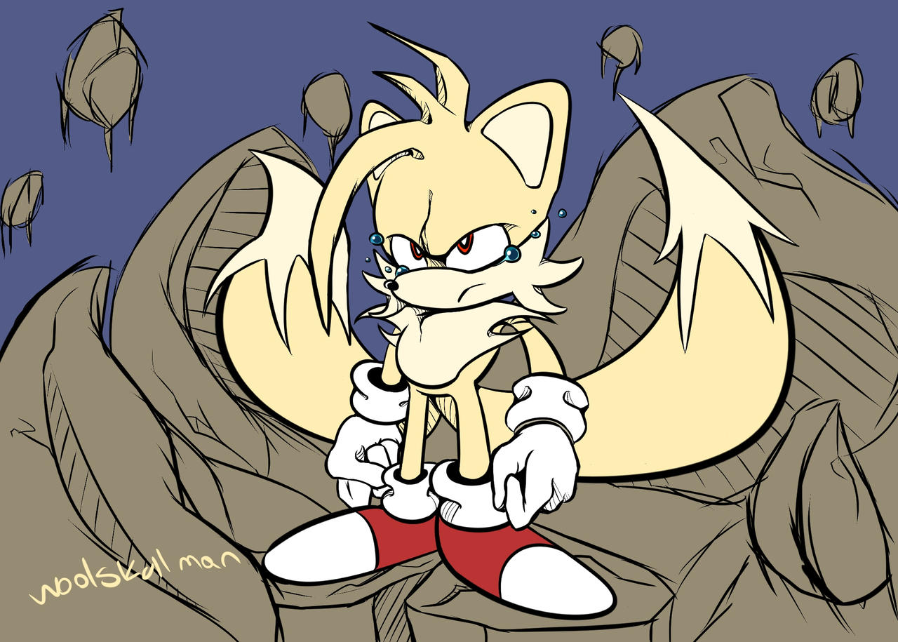 Super Tails (art by me) : r/SonicTheHedgehog