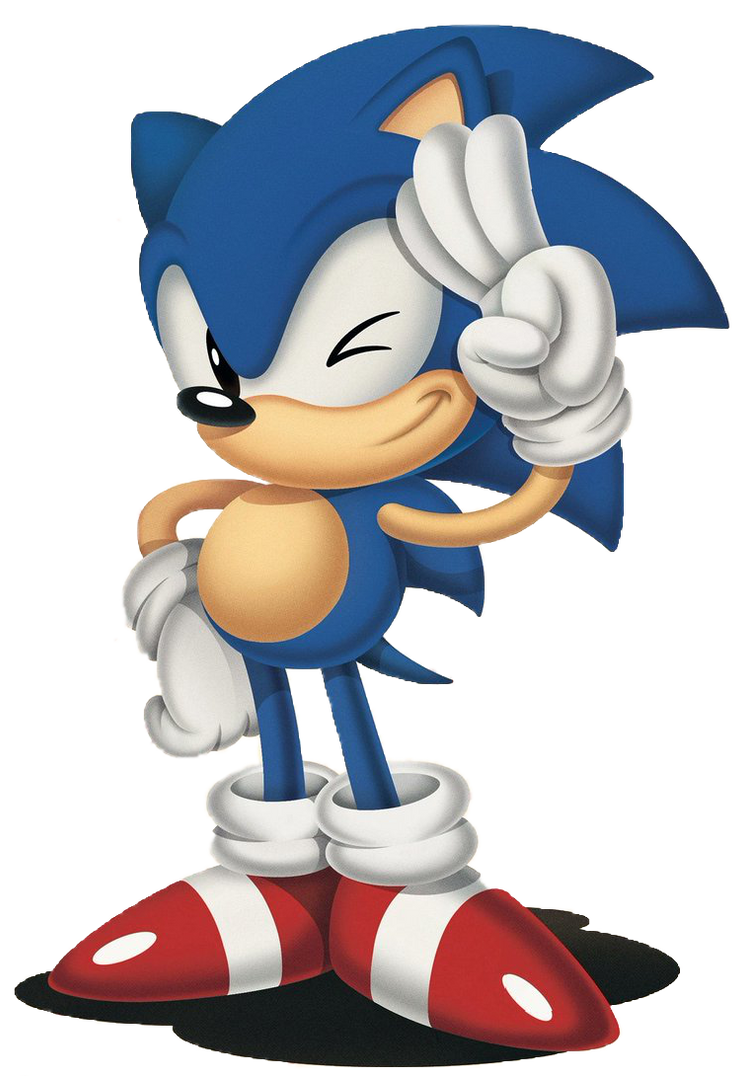 Classic Sonic render by NonToxicSonicFan on DeviantArt