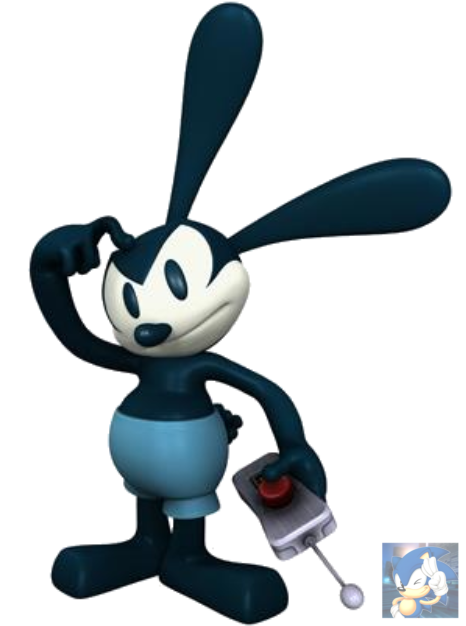 Oswald the Lucky Rabbit render by NonToxicSonicFan on DeviantArt
