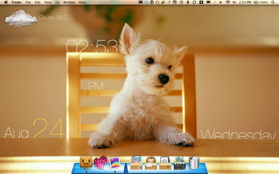 Westie on Desktop