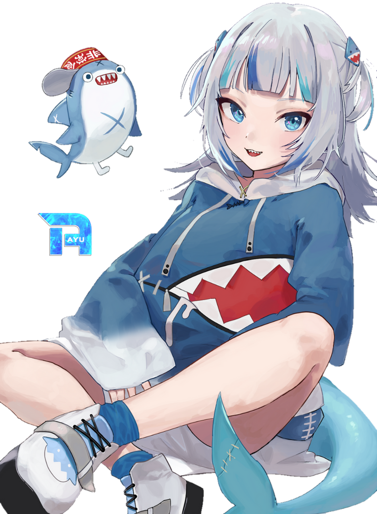 Render_4_Gawr_Gura_By_Ayu by ayuanime on DeviantArt