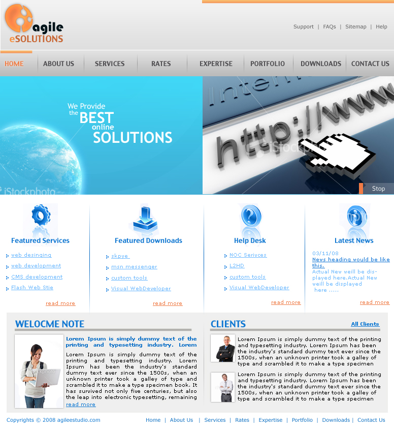 Agile E Solution Template02