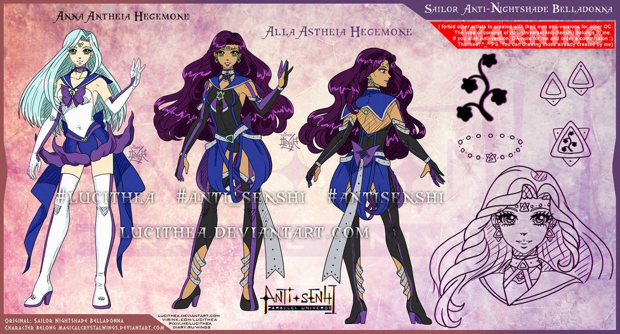 YCH-Anti: Sailor Nightshade Belladonna by Lucithea