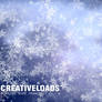 Blue Christmas Frost Background