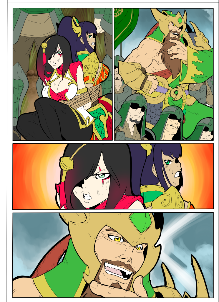 Warring Kingdoms comic 1 WIP