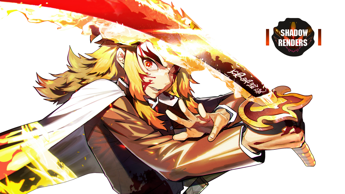 kyojuro rengoku Render by SH4d0wdes on DeviantArt