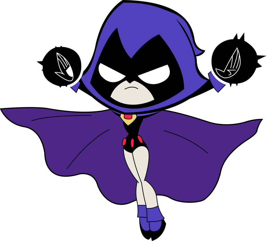 Raven Floating (Teen Titans Go!) by PinkiePieParties