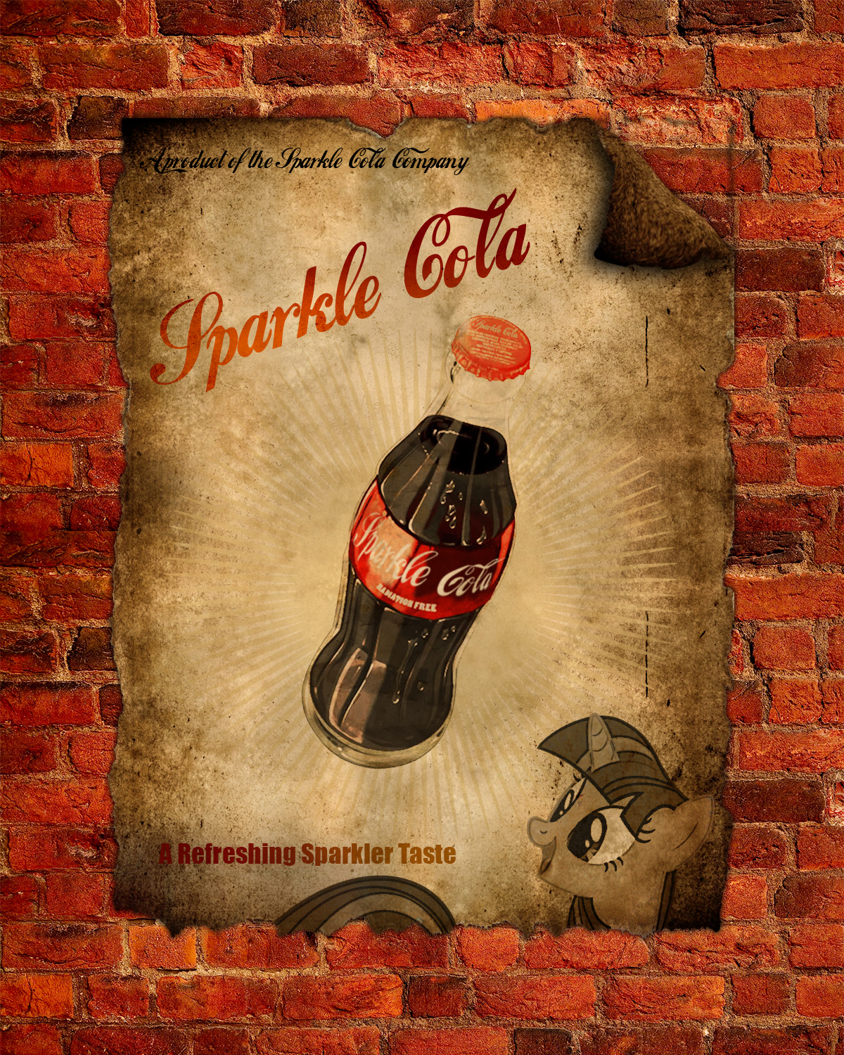 Sparkle Cola Poster