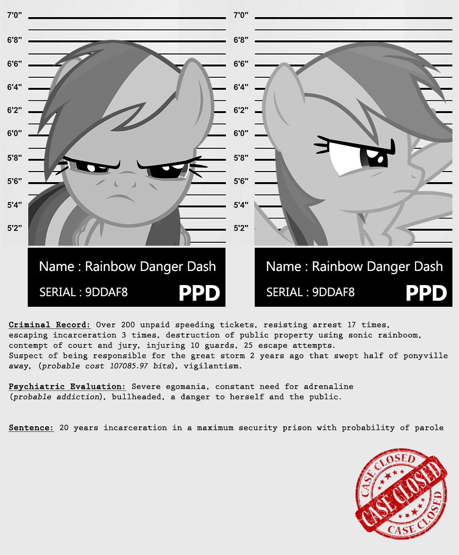 My Little Criminal Records: Rainbow Danger Dash