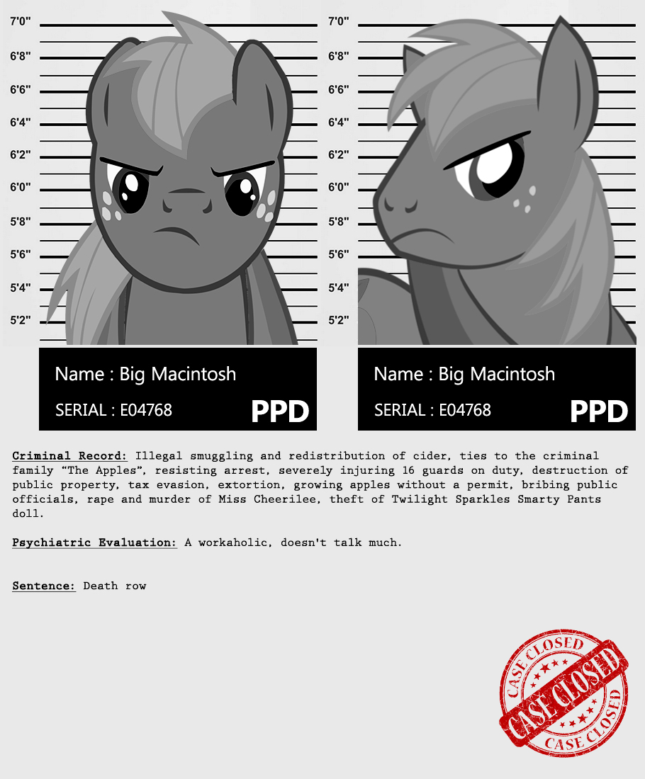 My little Criminal Records: Big Macintosh