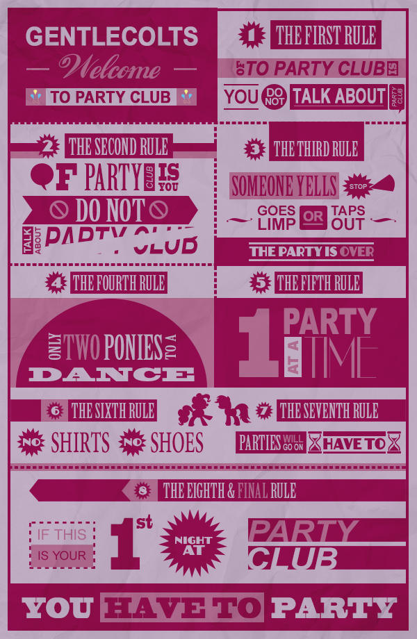 Party Ruel Party Club Rules by dan232323 on DeviantArt
