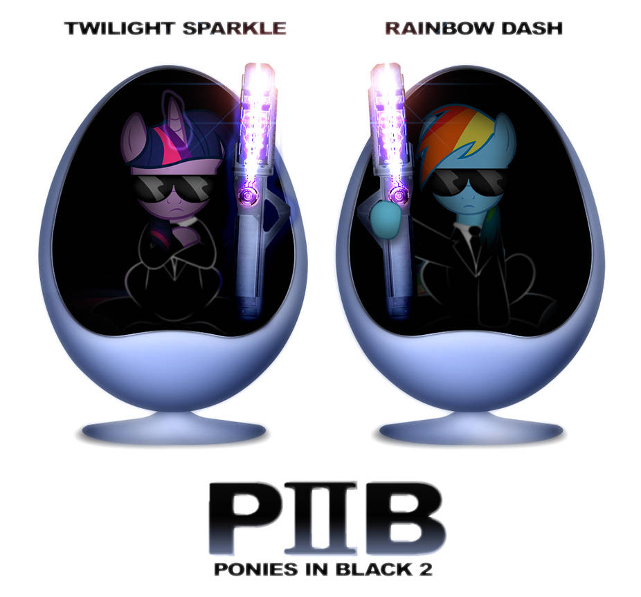 PIB Ponies In Black 2 by dan232323
