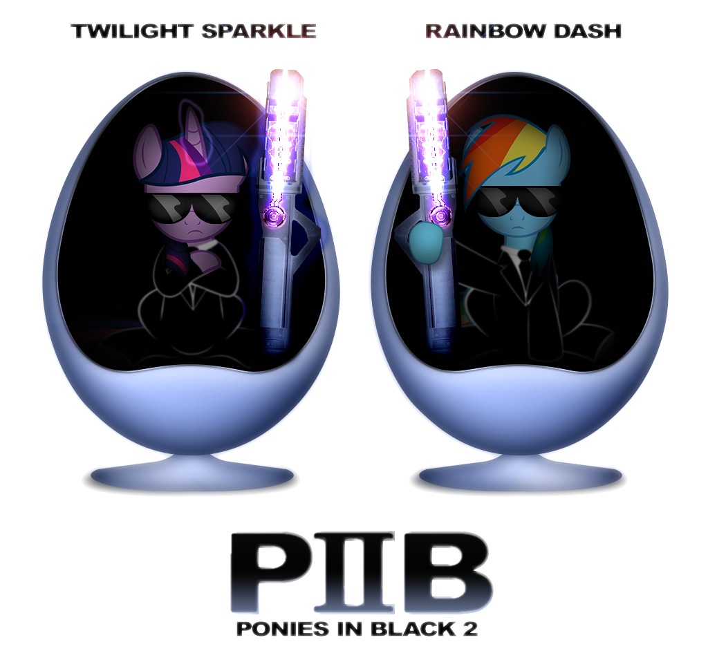 PIB Ponies In Black 2 by dan232323