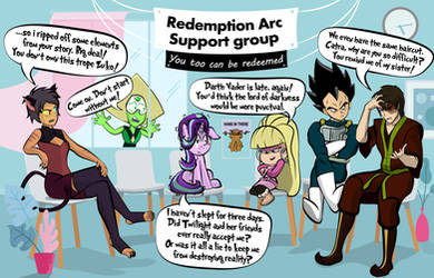 Redemption Arc Support Group by dan232323