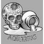 Aquarius Sugar Skull