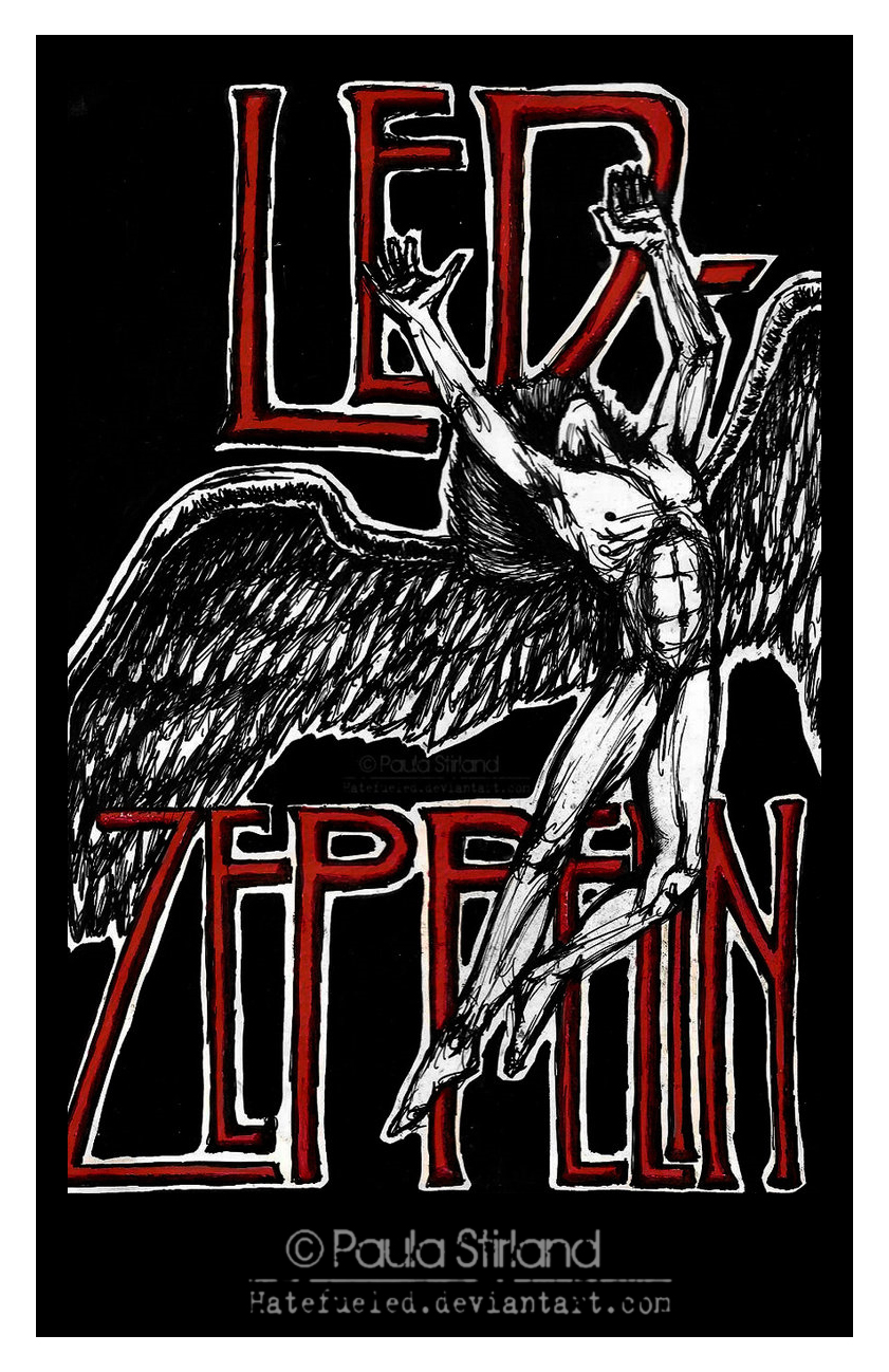 Led Zeppelin poster by hatefueled on DeviantArt
