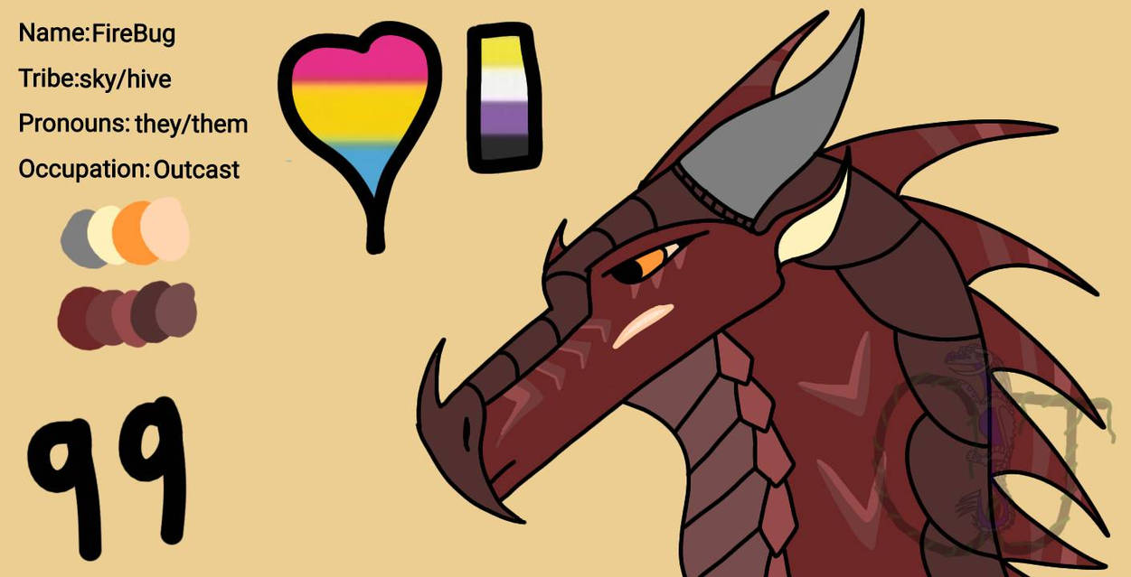 Hybrid Character Card #99: FireBug by MossDragon22 on DeviantArt