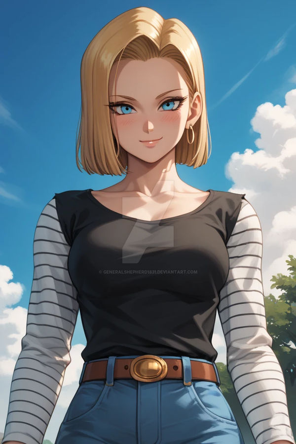 Android 167 Android 18 Portrait by Generalshepherd1831 on DeviantArt
