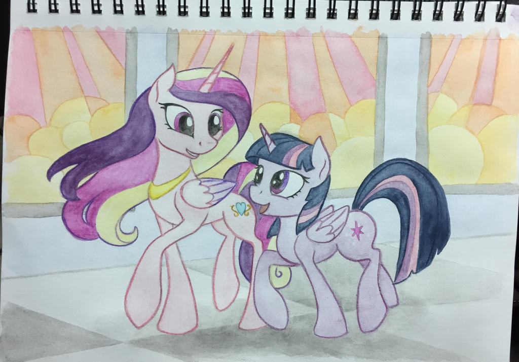 Cadance and Twilight