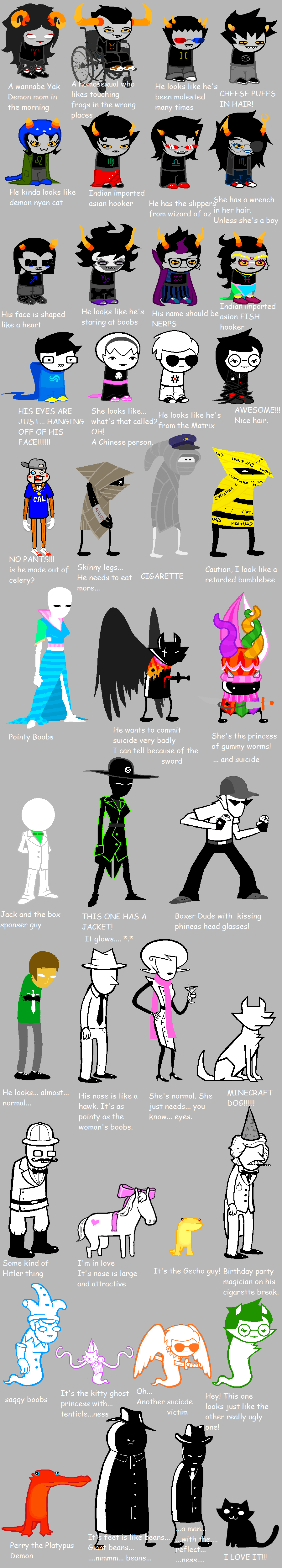 Homestuck according to my sister and her friend.