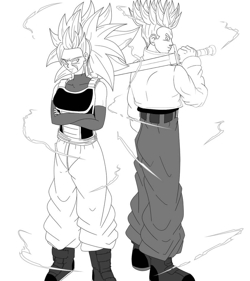 Future Trunks and Ranch Sketch by Chancellord on DeviantArt