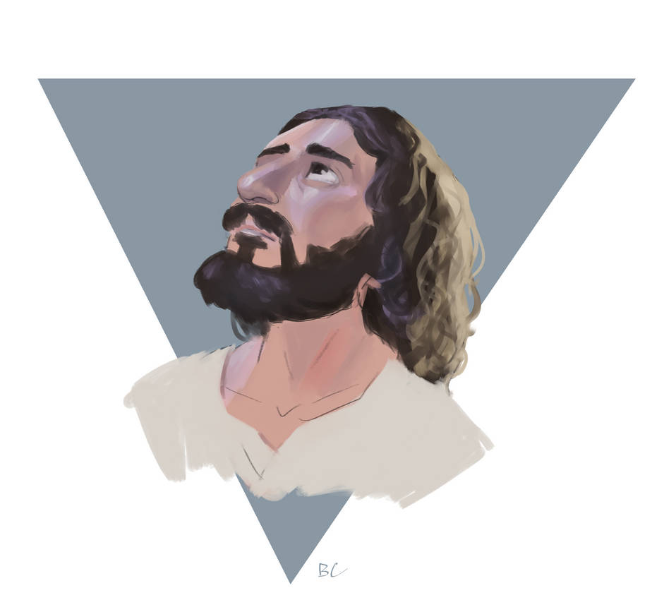 Drawing Jonathan Roumie Jonathan Roumie in The Chosen as Jesus by D00dleBee on DeviantArt