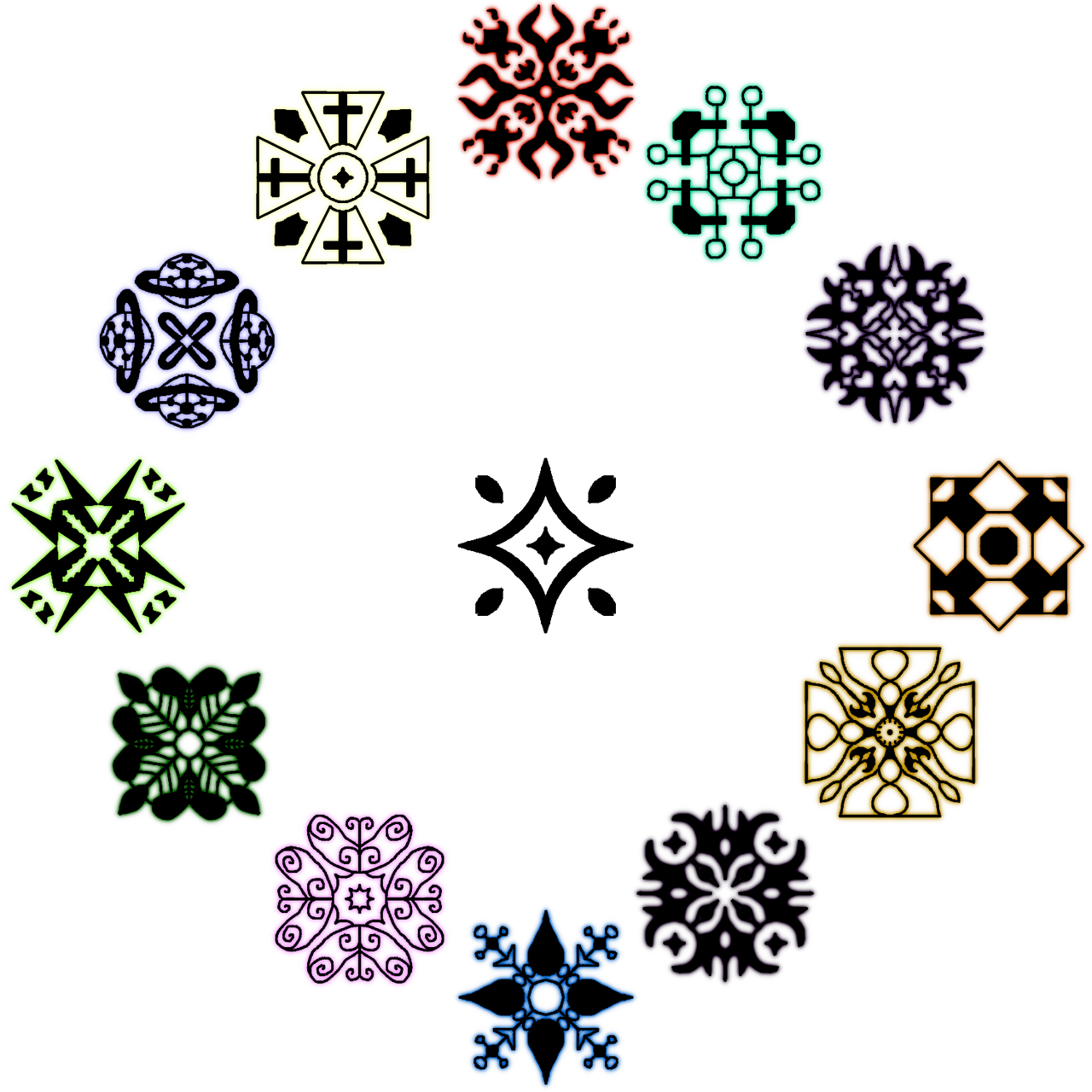 Primoridal Symbol Examples Primordial Elements Symbols by PrimordialKnight on DeviantArt