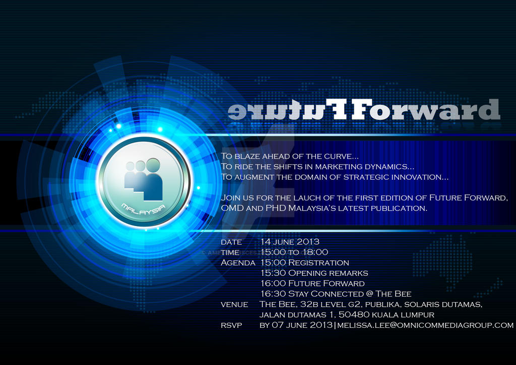 Tech Forward Invite Future Forward Invitation Card by amelingpisces on DeviantArt