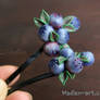 Ah....blueberry hairpins