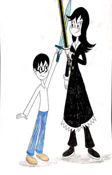 (Art Trade) Crossing Swords