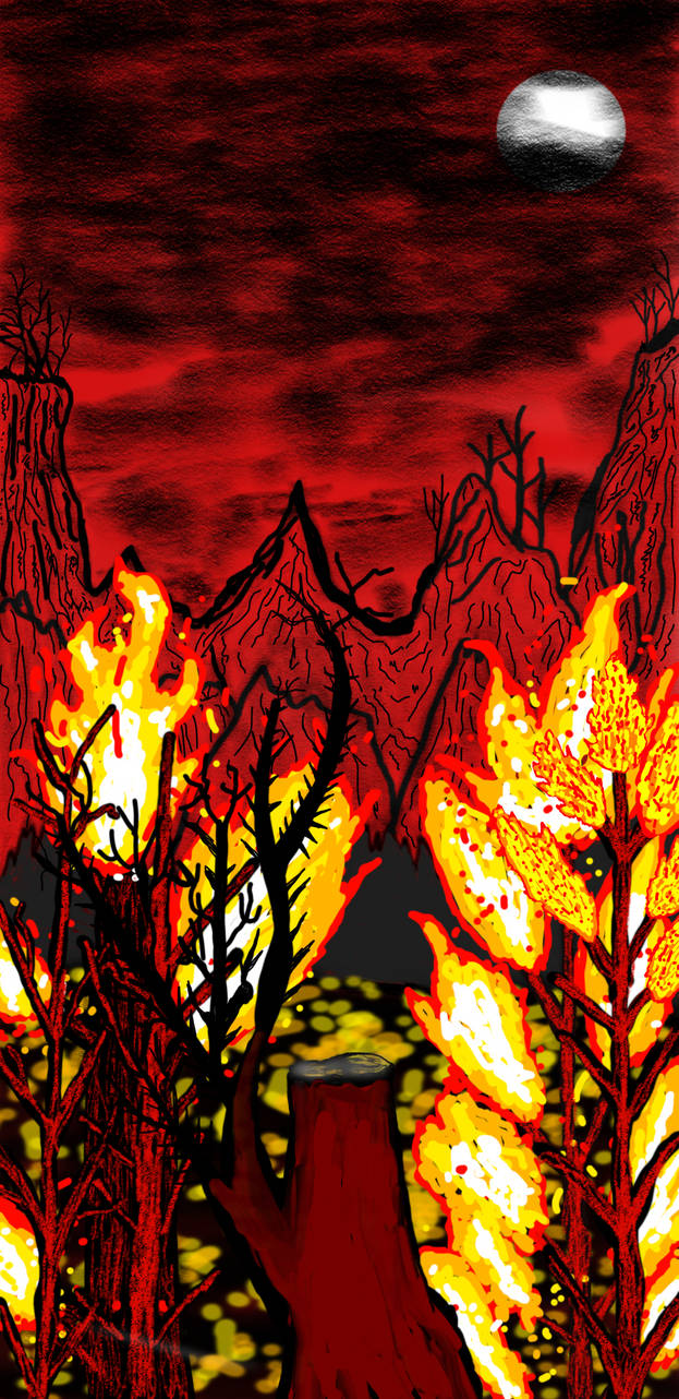 The Forest of Fire by PencilWalker on DeviantArt