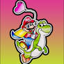 Mario and Yoshi Valentines Day