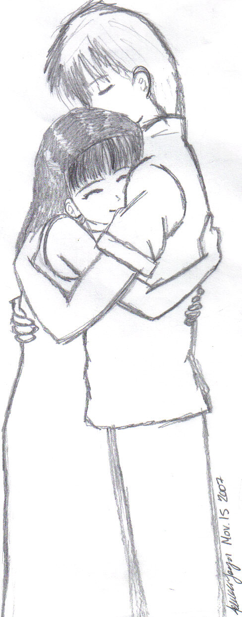 Anime Couple Hugging by rainbowgalaxy on DeviantArt Anime Couple Hugging by rainbowgalaxy on DeviantArt