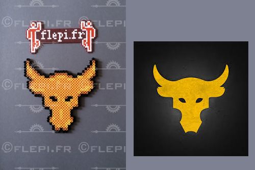 Inspiration Logo The Rock clock by flepi