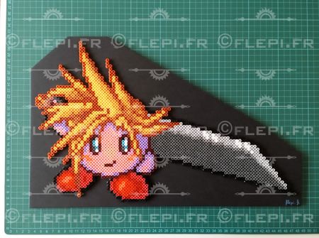 Kirby in Final Fantasy (fan-art ) by flepi