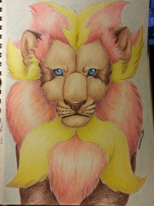 Pyroar Realistic Realistic Pyroar by Mango-Cat on DeviantArt