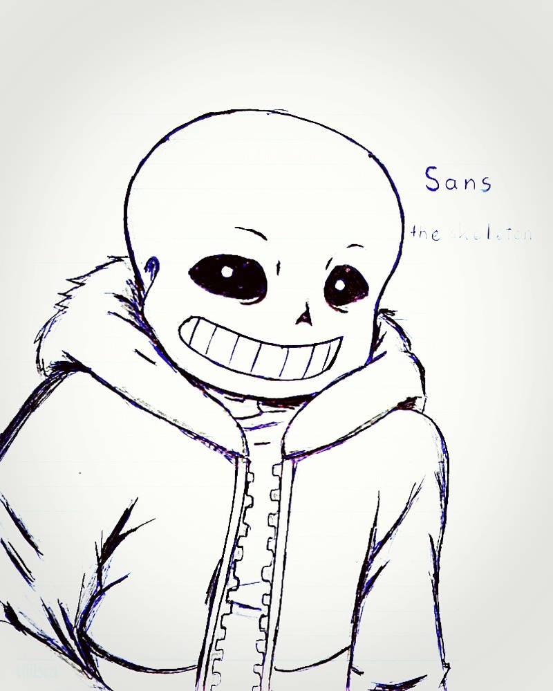 Sans the skeleton by YumeVHM on DeviantArt