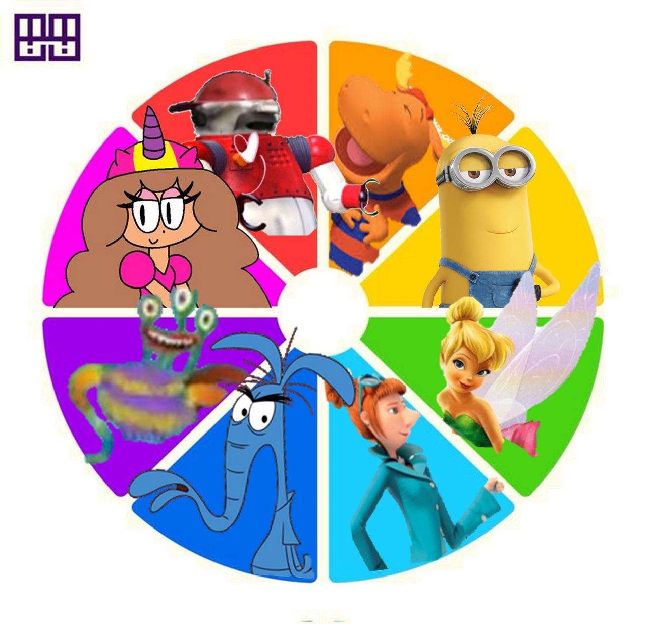 All Characters Color The Characters Cartoons Colors by Danitayelosohormigue on DeviantArt