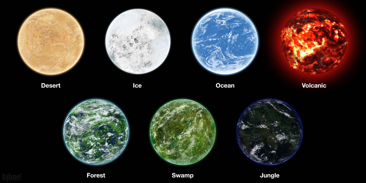 Planet Type Classification Planet Types by bjbon14 on DeviantArt