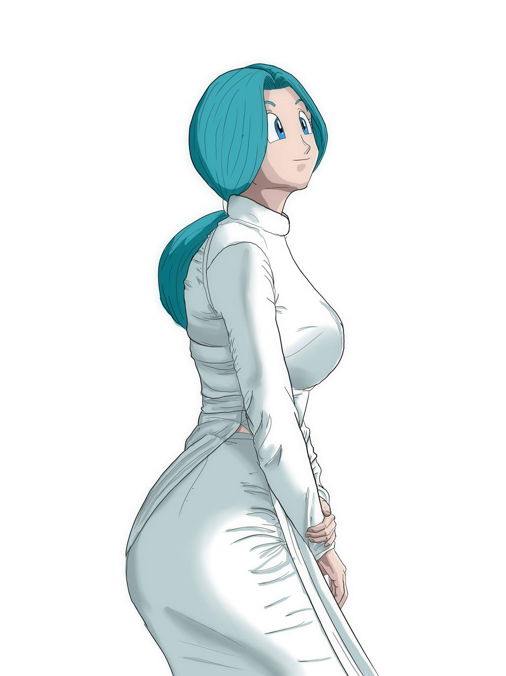 sexy bulma tight dress 1/6 Scale Lifting Skirt - Dragon Ball Resin Statue perfect for creating a fashion Future Bulma by ChibiBardock on