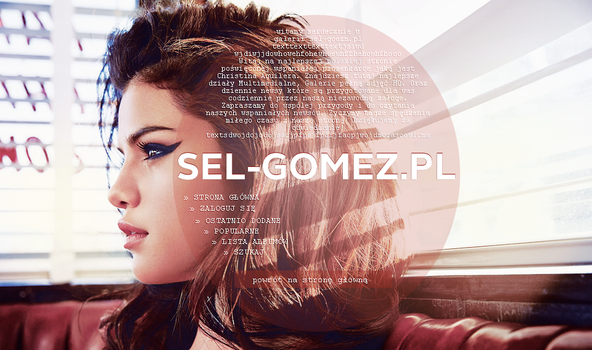 PREMADE : Simple Selena Gomez gallery header