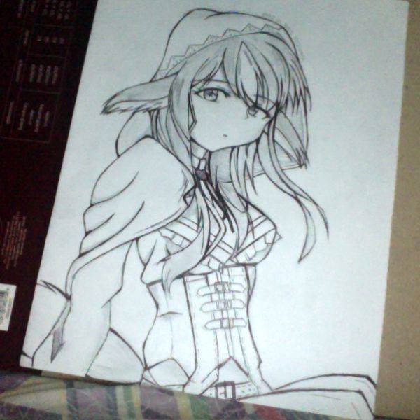 Copied Picture Anime Girl With Wolf Ears By Shycinna On Deviantart