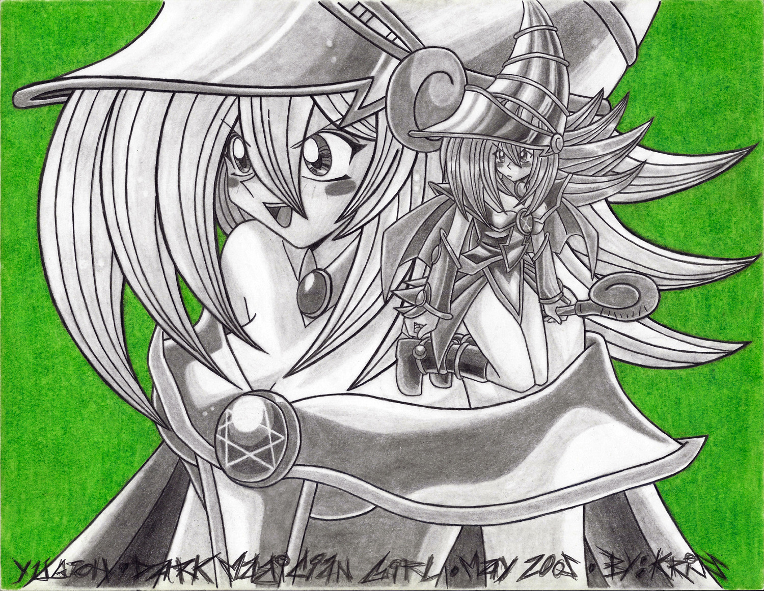 Dark Magician Girl Green